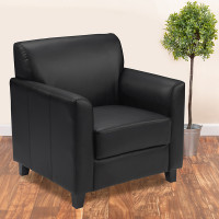 Flash Furniture HERCULES Diplomat Series Black Leather Chair BT-827-1-BK-GG